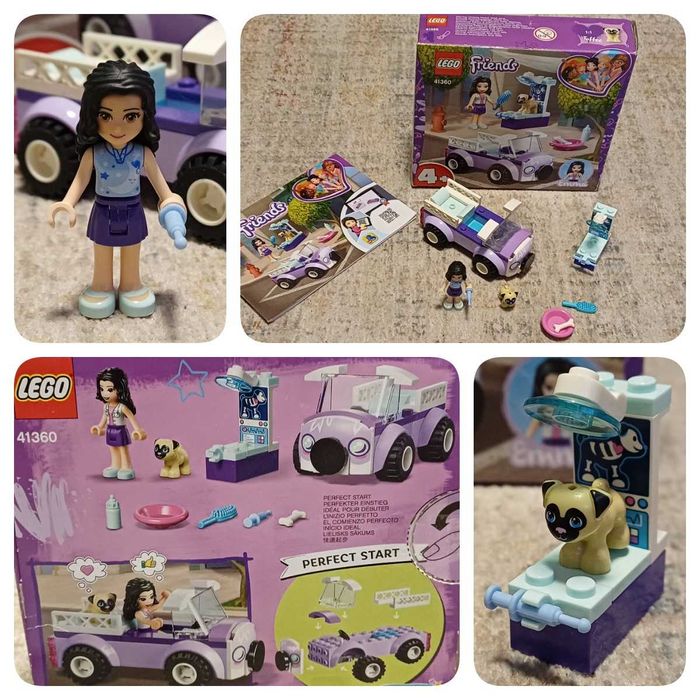 Zestawy LEGO Friends, Princess - 41360, 41141 plus słodki kociak