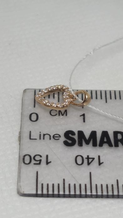 Підвіска "Серце" з червоного золота. Sovissimo.