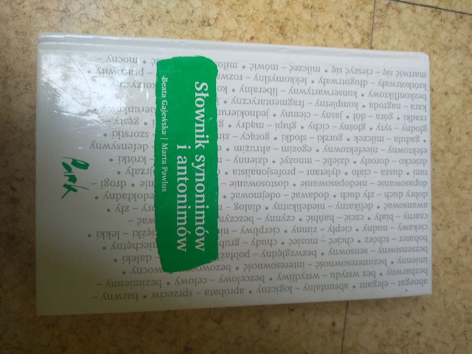 Słownik synonimów i antonimów