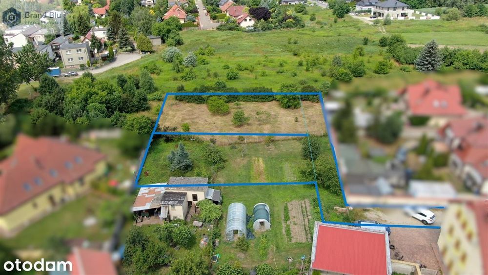 Działka budowlana 872m² Psary Wisznia Mała - Widok 2