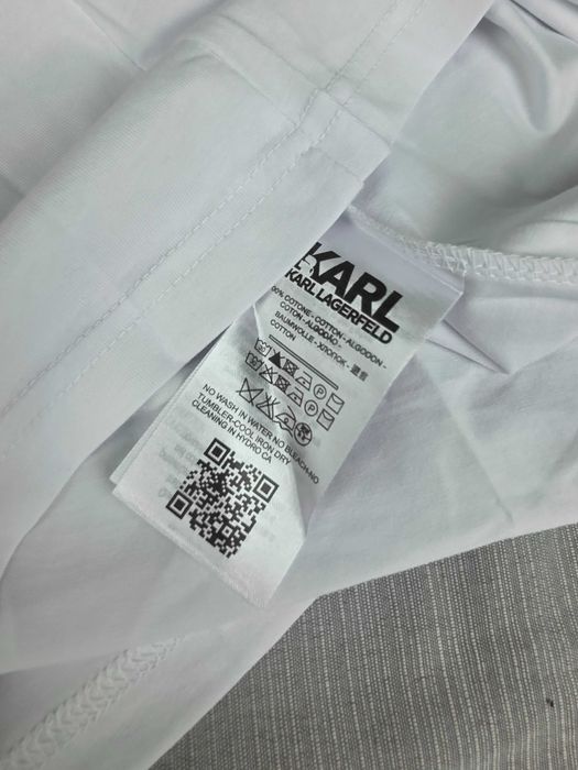 Koszulka damska tshirt Karl Lagerfeld kolory krótki rękaw premium S-XXL serek