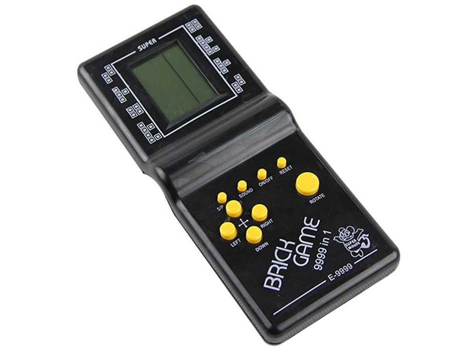 Consola de jogos retro Brick Game 9999 em 1 Tetris e outros