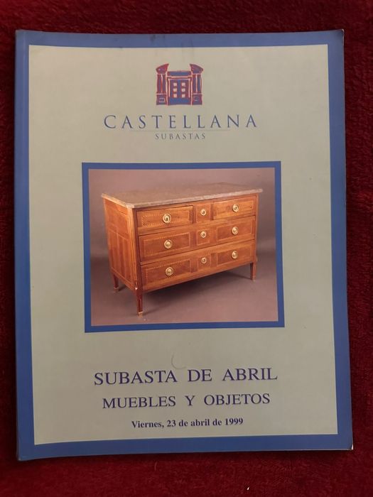 Catálogo de antiguidades antigo