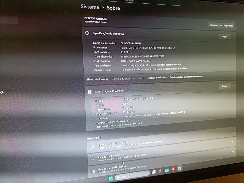 PC gamer i7 10th gtx 1080 8gb