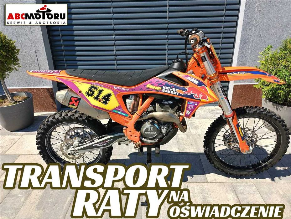 KTM SX-F 250, 2021 r. TROY LEE DESIGNS, Akrapovic, transport, raty na oświadczenie!