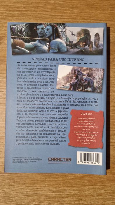 Livro "Avatar Um Guia ativista e de sobrevivência "