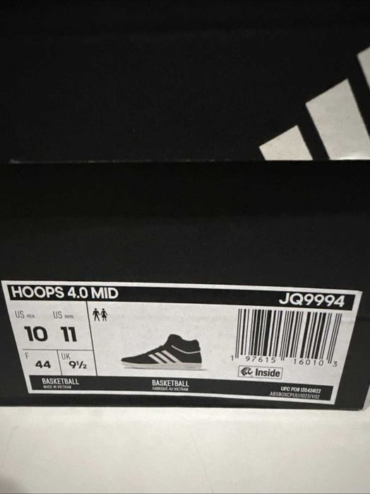 Оригинальные Adidas Hoops 4.0 Mid 42,5/43/44/44,5/45