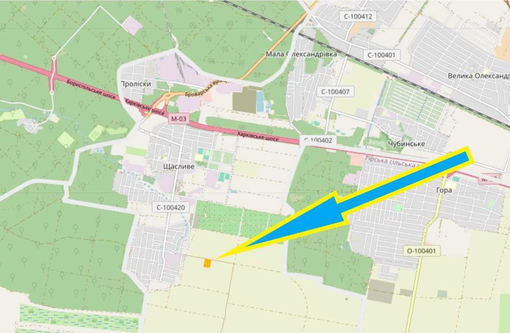ЩасливеДілянкаПід таунхауси,дуплекси,котеджі 1,15ГаПередмістя столиці!