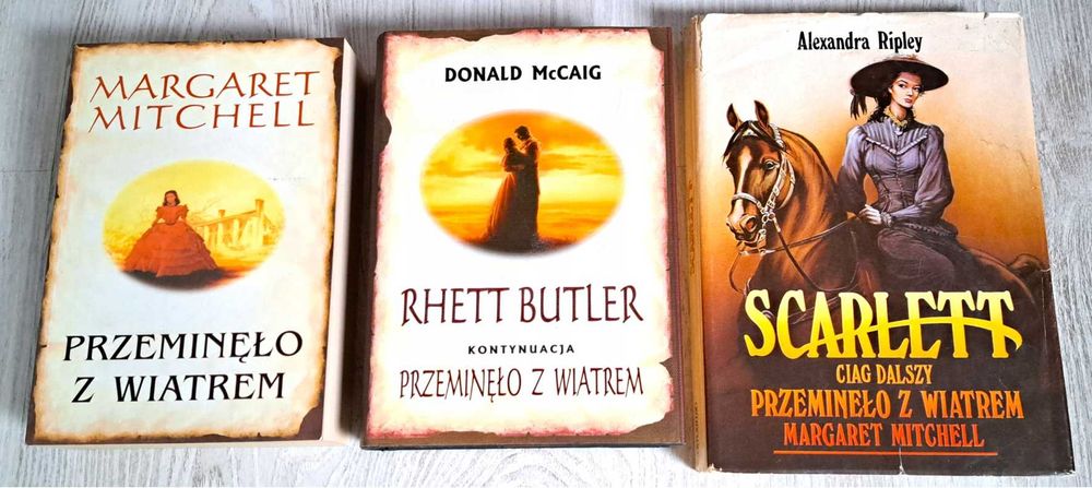 Mitchell Przeminęło z wiatrem,McCaig Rhett Butler,Ripley Scarlett