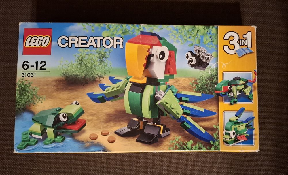 Lego 31031 Creator 3w1 Zwierzęta z lasu deszczowego
