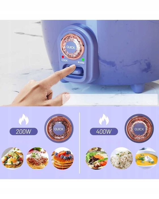 Parowar i Ryżowar Macook MCDE-00006, 5 filiżanek, 1l Dual 400W/200W