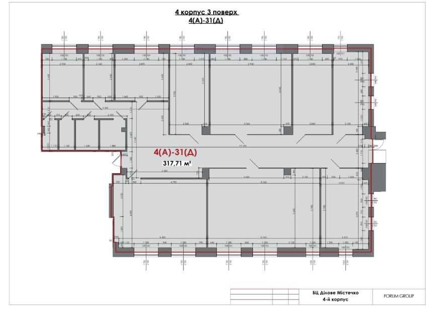 БЕЗ%  Оренда офісу 317м2 БЦ Business City вул. Пимоненка, 13