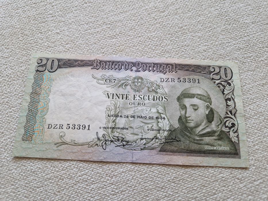 Nota de 20 escudos