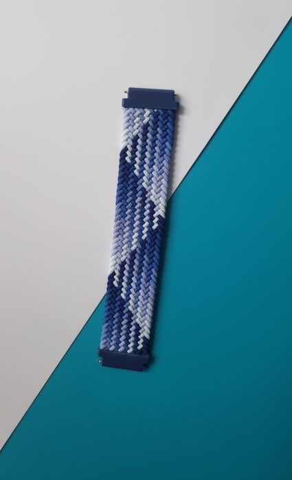 Pasek plecionego materiału 20 mm do zegarka Samsung, Huawei, Amazfit,