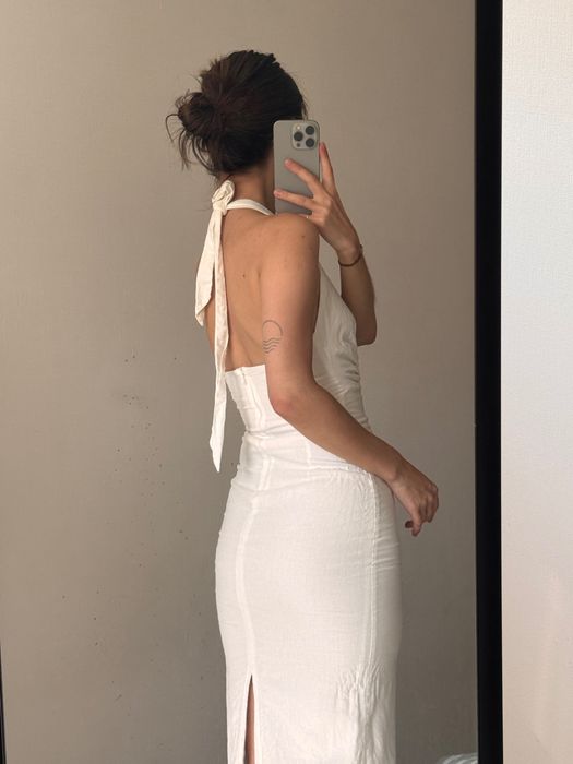 Лляне плаття ZARA