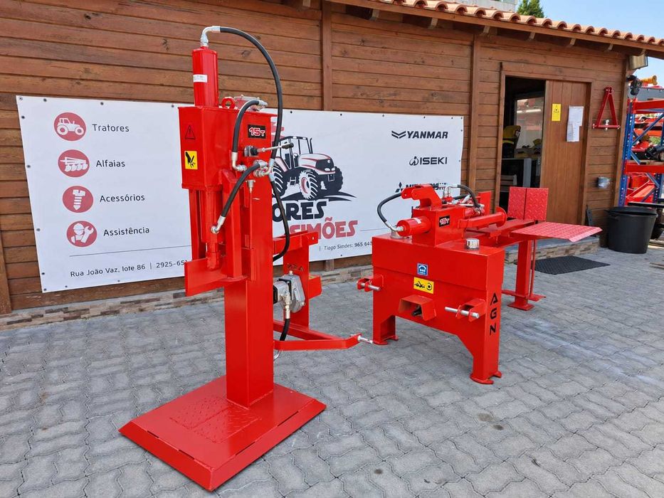 Rachadores de Lenha Hidráulicos Horizontal e Vertical – 15 Toneladas