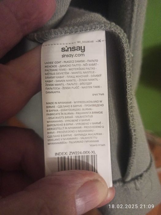Płaszvzyk damski wiosenny nowy.XL,42