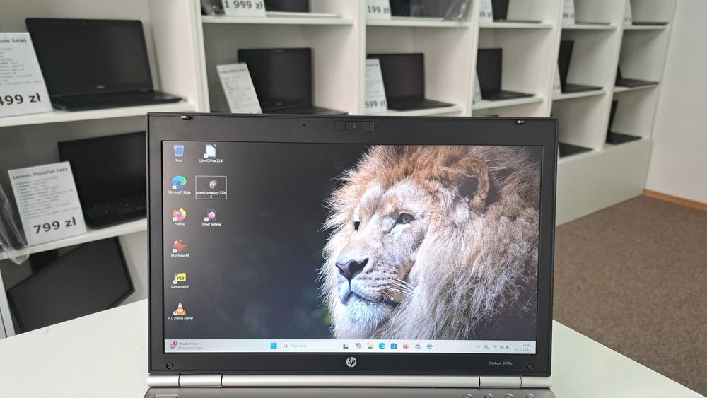 Solidny HP EliteBook 8570p 15" i5 SSD RS-232 DVD Klasa A Win 11