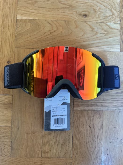 Gogle Salomon Multilayer Xview black/uni mid red