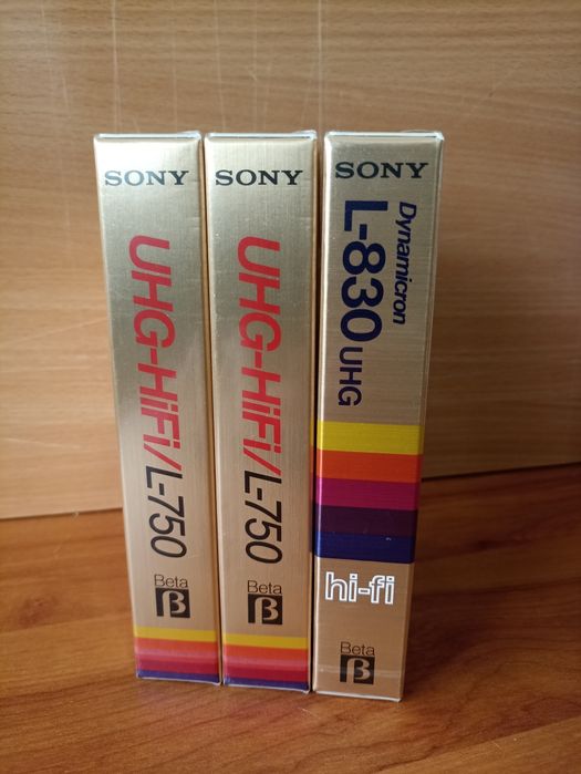 Cassetes Betamax Hi-fi sony