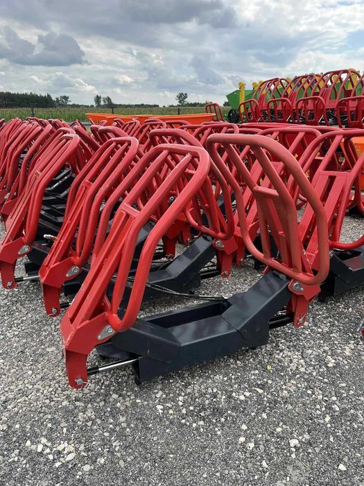 Nowy chwytak do bel balotów solidny metaltechnik euro, sms, tłok