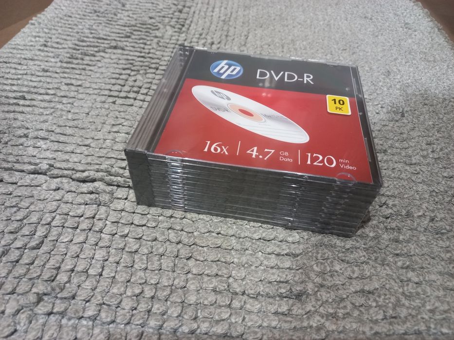 Pack de 10 DVD  hp
