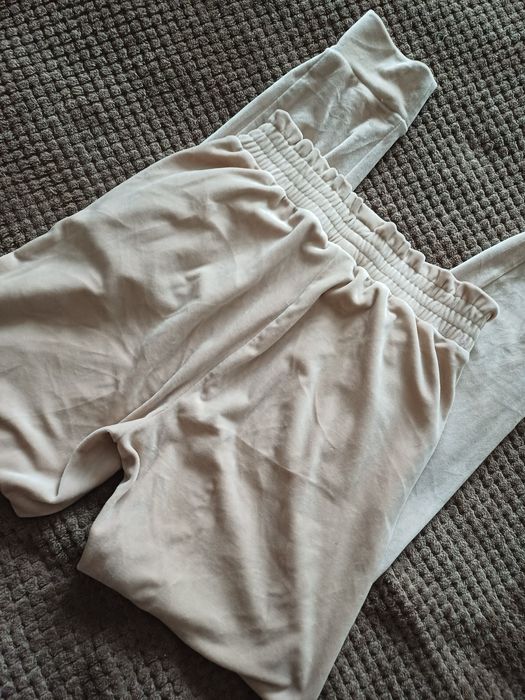 Spodnie welurowe dziewczęce 164/ 170