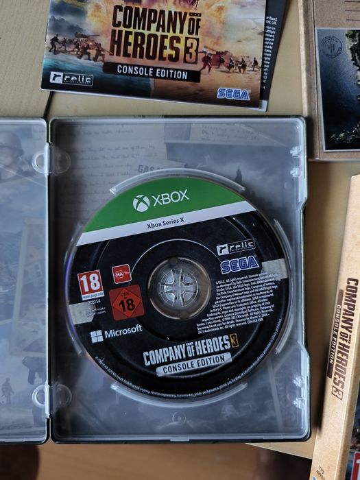 Company od Heroes 3 steelbook Xbox x
