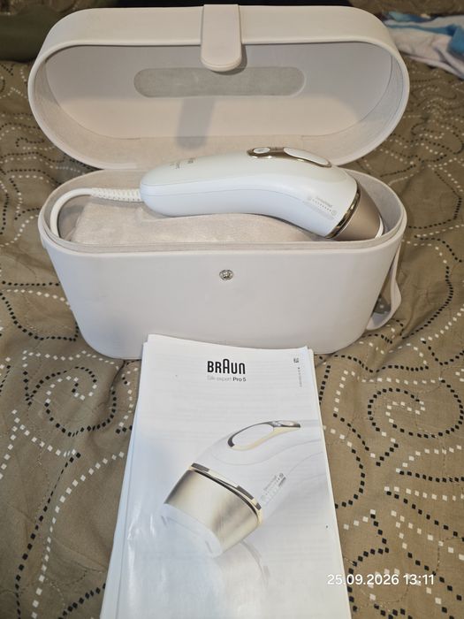 Braun Silk-expert Pro 5 IPL – 4 nasadki – etui – stan idealny