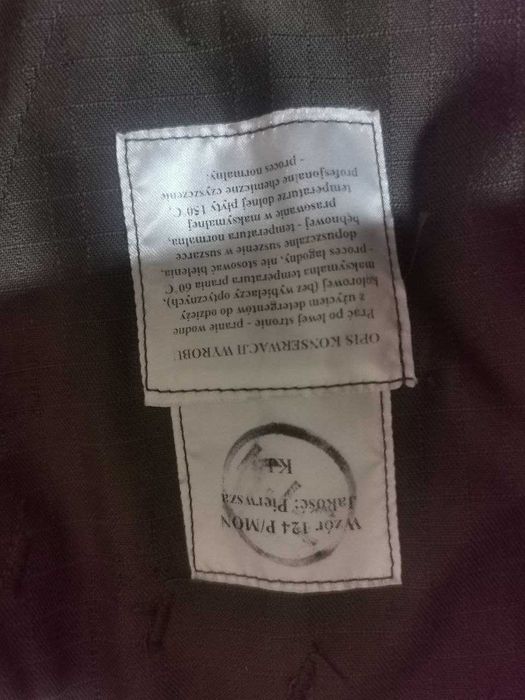 Mundur polowy letni wzór 124 P/MON M/R