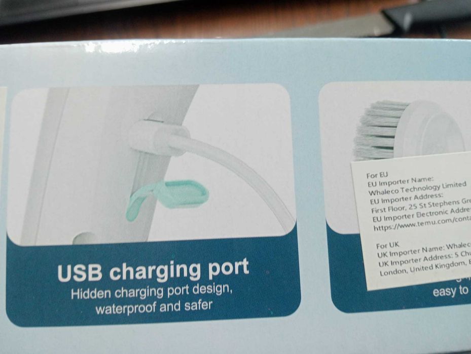 Escova Elétrica 5 em 1 Ankriyul QJS-001 (Recarregável USB) – NOVA