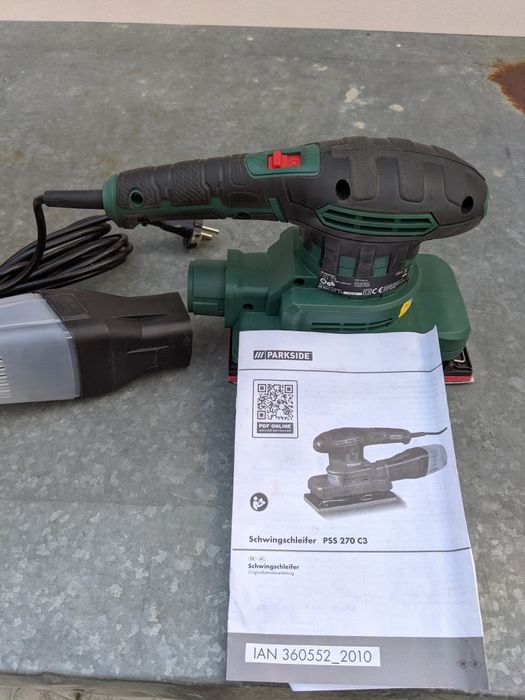 Нова німецька шліфувальна машина фірми Parkside.