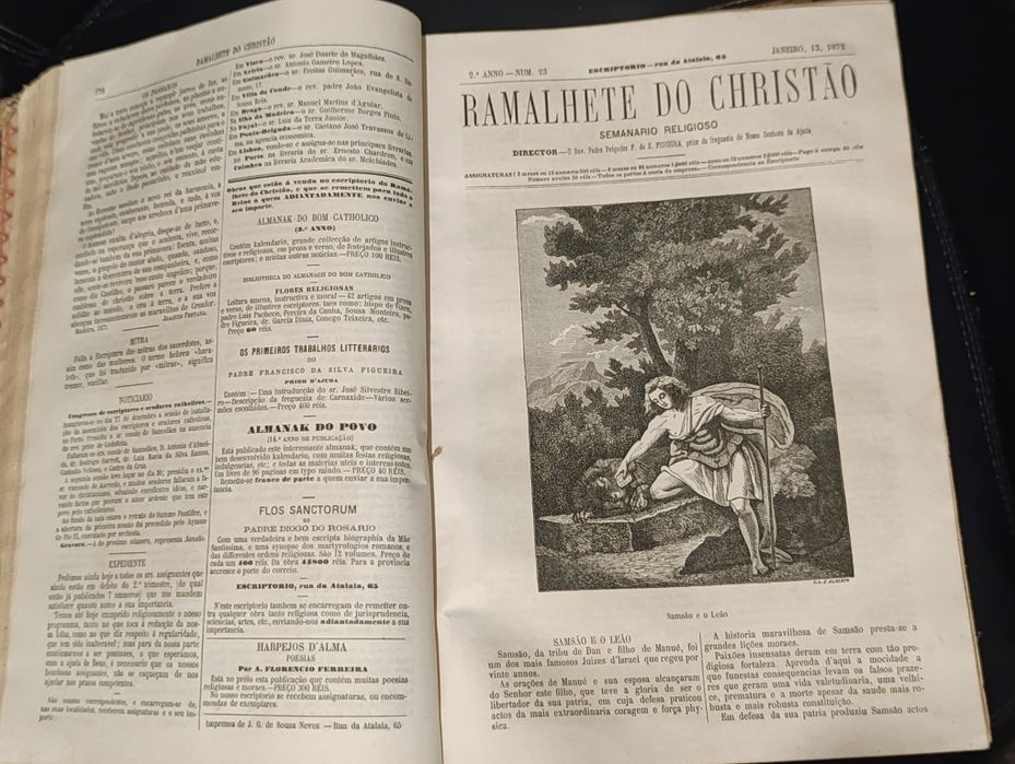 Ramalhete do Christão – Semanário Religioso Illustrado – 1872
