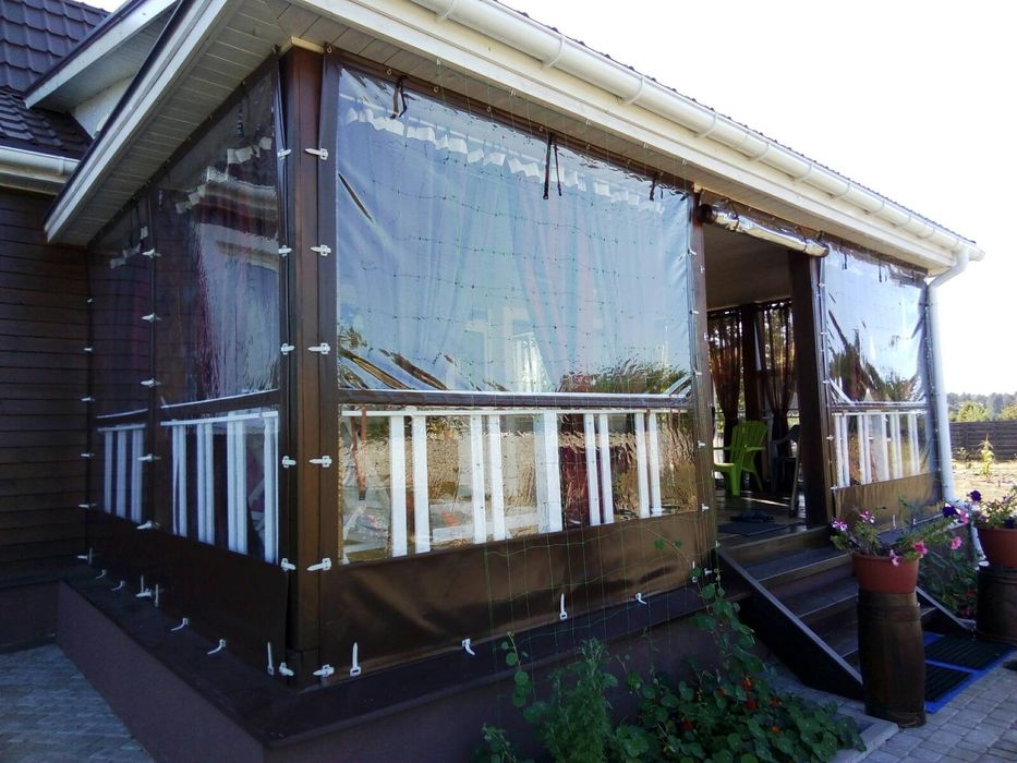 Прозорі штори Пвх. М'які вікна. Мягкие окна. Гнучкі вікна. Тенти