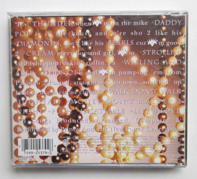 Prince And The New Power Generation - Diamonds And Pearls (CD)