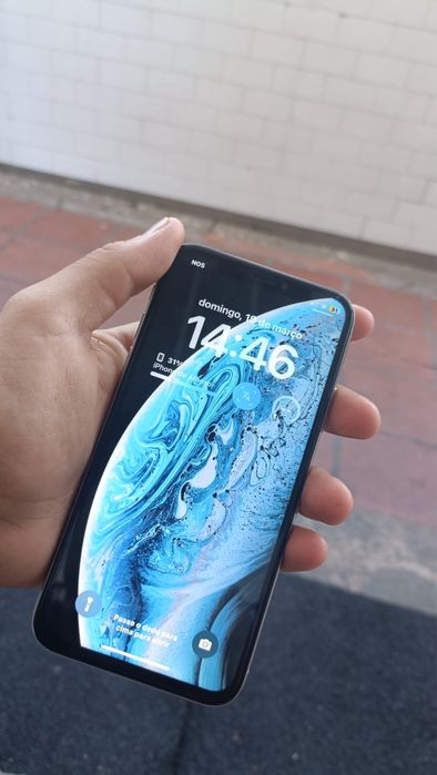 iPhone X branco quase novo64171261698434124