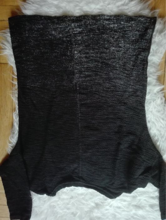 Vero Moda bluza sweter ombre czarno szara basic minimalizm czarna M