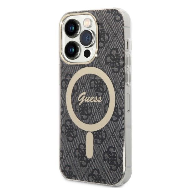 Zestaw Guess GUBPP14LH4EACSK Case+ Charger iPhone 14 Pro 6,1"