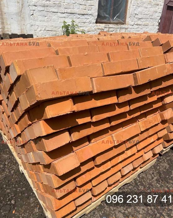 Цегла рядова Вінницька м145 повнотіла, кирпич рядовой с доставкой