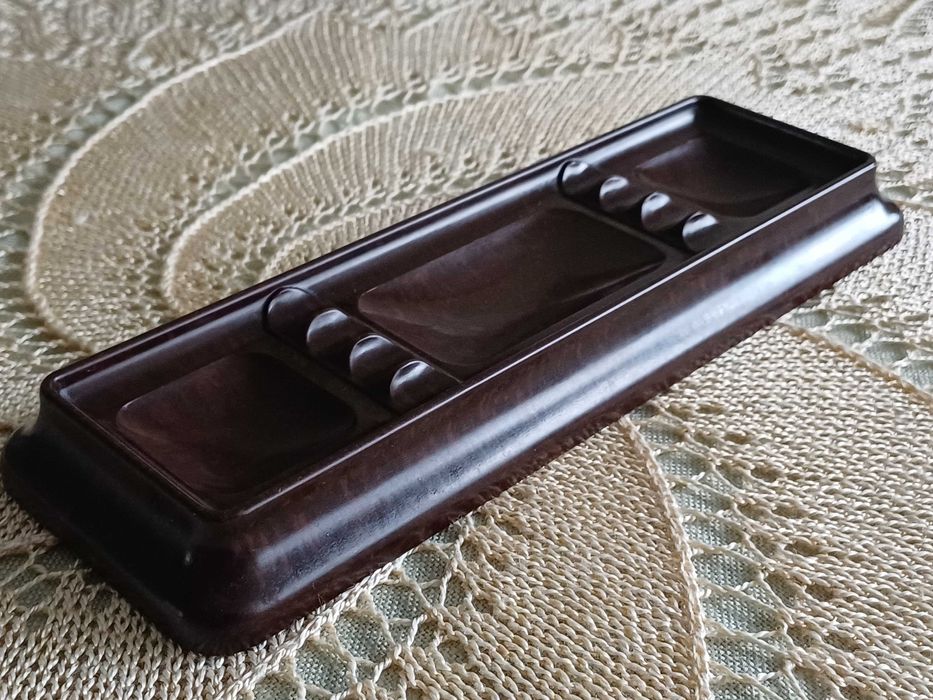 Bakelitowy podstawka pod pióra. Art Deco.