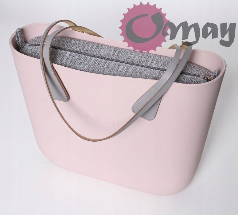 organizer OBAG STANDARD struktura szara 2 kieszenie wkład OMAY.pl