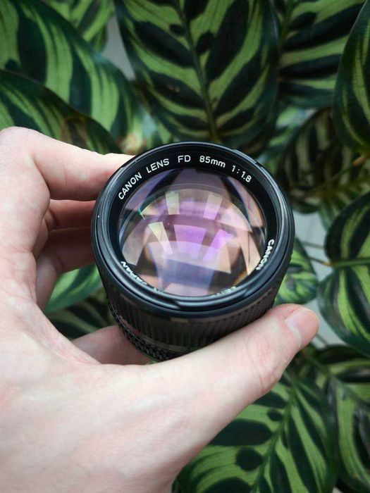 Обєктив Canon fd 85mm f/1.8