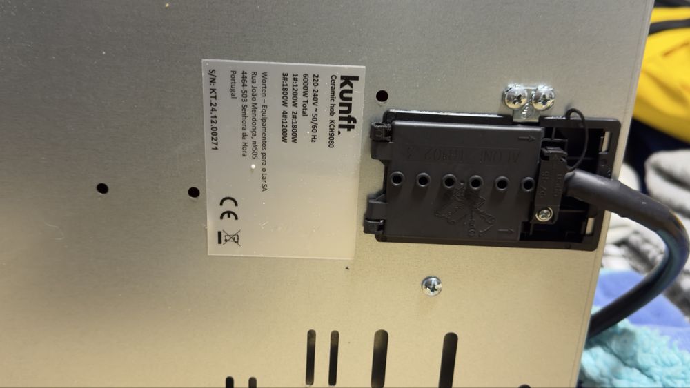 Placa vitroceramica kunft