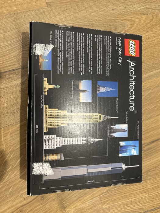 Lego Architecture New York City 21028 - instrukcja i pudełko