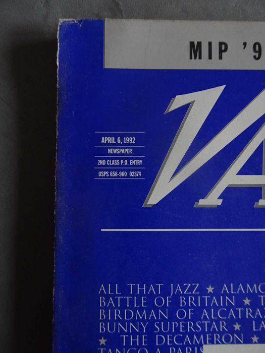 Revista de cinema Variety 1992