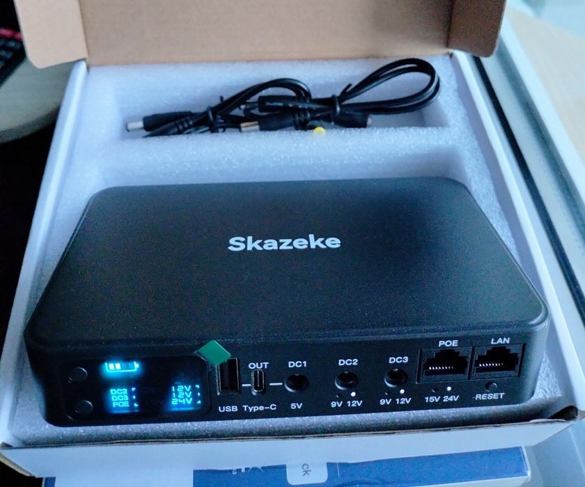 Бесперебойник мини-ups Skazeke D2P 18000mAh (ИБП / ДБЖ)