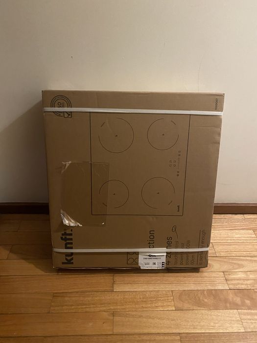 Placa indução nova na caixa