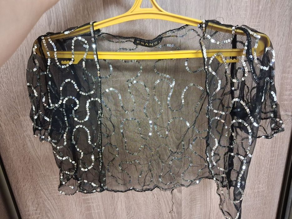 Накидка  в паетках  блестящая  новогодняя