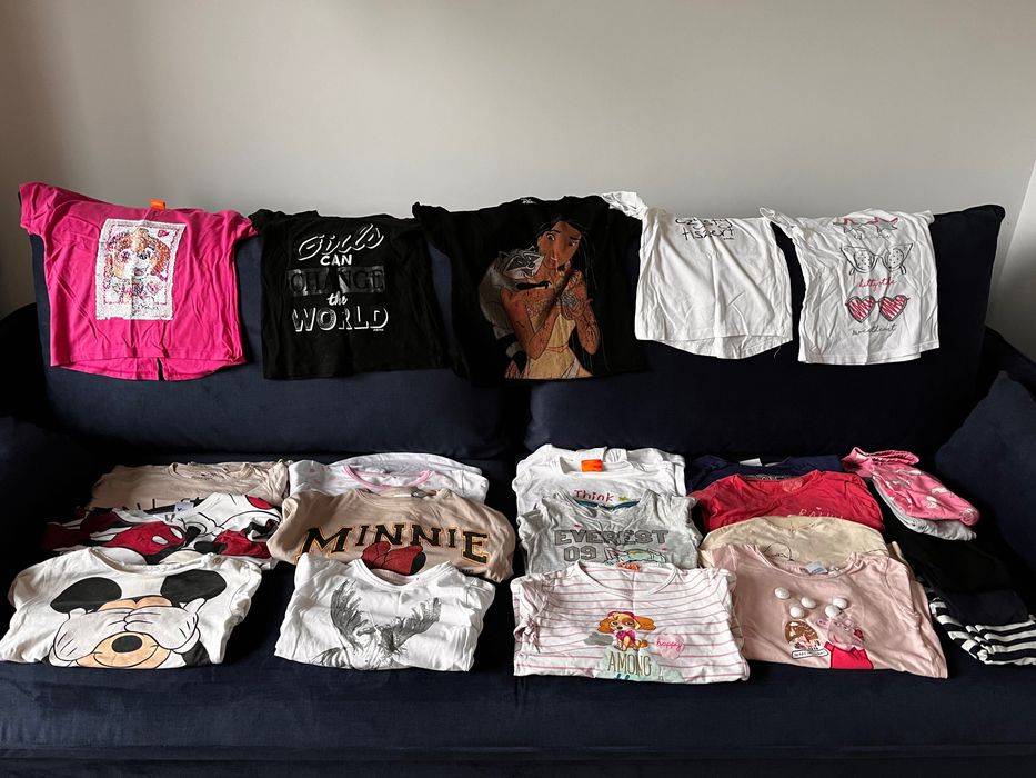 Sprzedam zestaw ubranek dla dziewczynki rozmiar 110-122