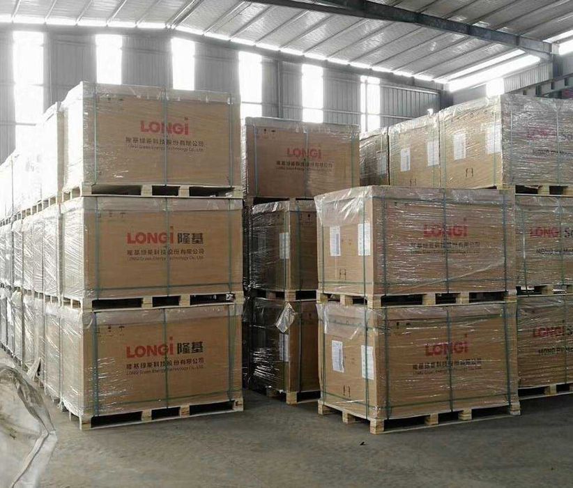 Сонячна панель 615Вт Longi батарея, станція, двостороння солнечная